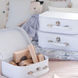 Alimrose | Carry Case Set (3pcs), White and Grey