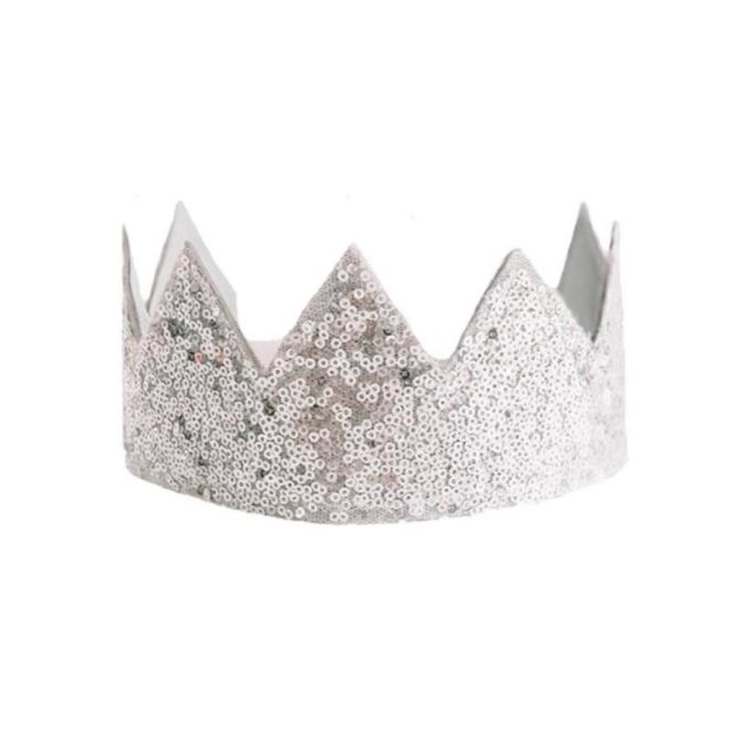 Alimrose | Sequin Crown, Silver