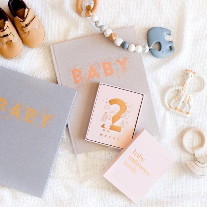 Fox & Fallow | Baby Book, Grey - Image 3