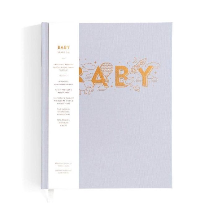Fox & Fallow | Baby Book, Grey - Image 4