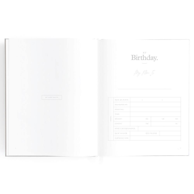 Fox & Fallow | Baby Book, Grey - Image 7