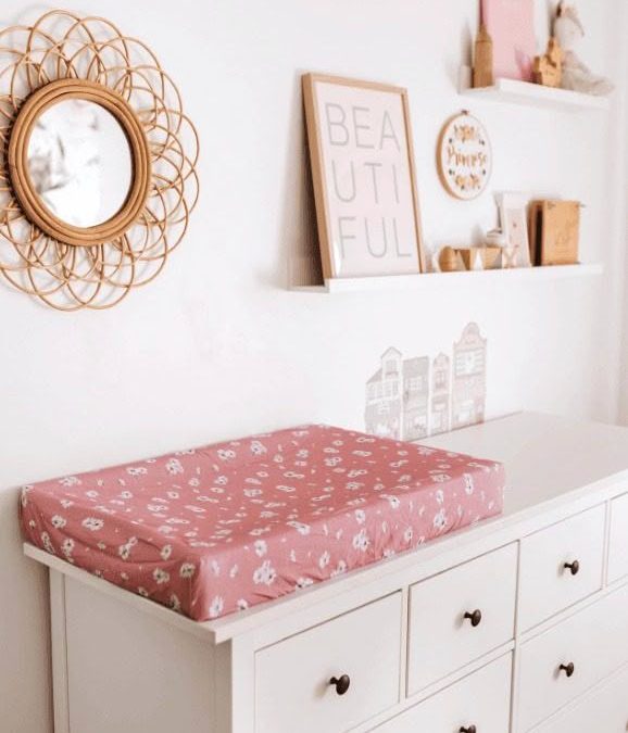 Snuggle Hunny Kids | Bassinet Sheet / Change Pad Cover - Daisy - Image 3