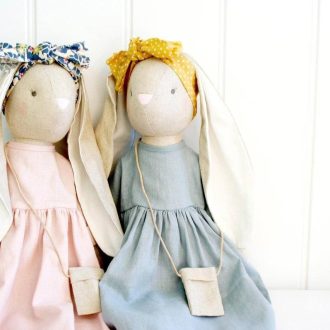 Alimrose | XL Sofia Bunny Doll, Pink