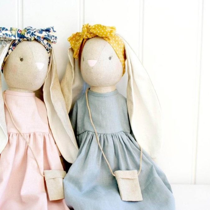 Alimrose | XL Sofia Bunny Doll, Pink - Image 2