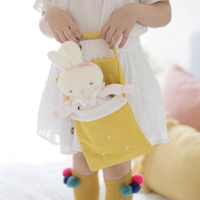 Alimrose | Doll Carry Bag, Butterscotch Linen - Image 3