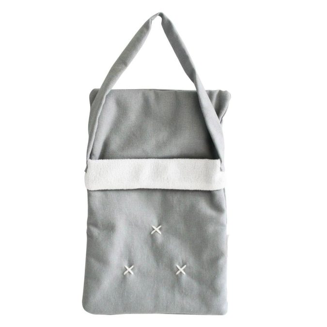 Alimrose | Doll Carry Bag, Grey Linen - Image 3