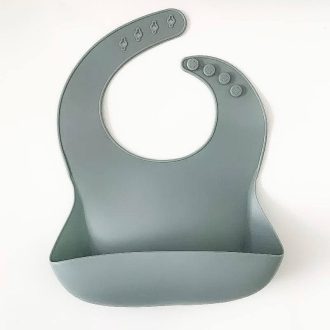 Little Lights Co | Silicone Baby Bib, Dolphin