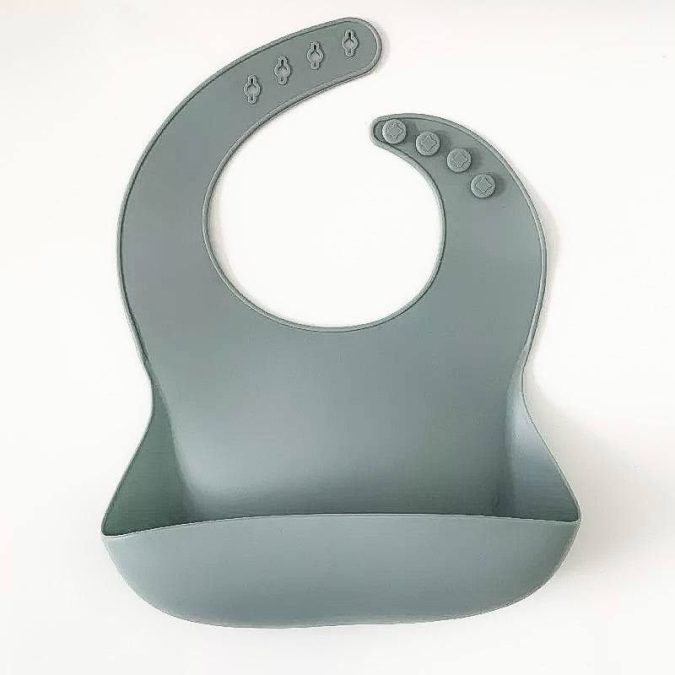 Little Lights Co | Silicone Baby Bib, Dolphin