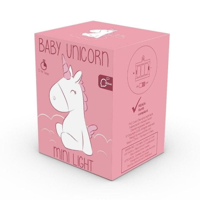 Stella Haus | Mini Night Light, Baby Unicorn - Image 3
