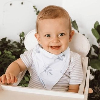 Snuggle Hunny Kids | Dribble Bib, Wild Fern