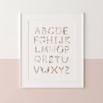 Mushie | International Alphabet poster