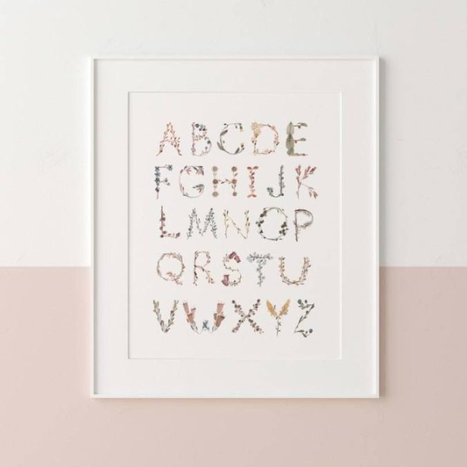 Mushie | International Alphabet poster