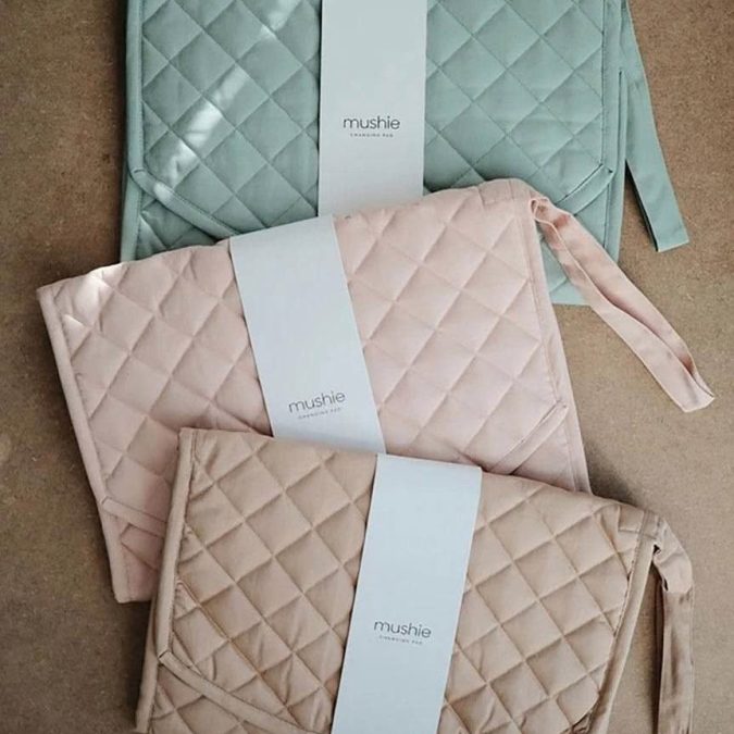 Mushie | Portable Changing Mat - Blush - Image 4