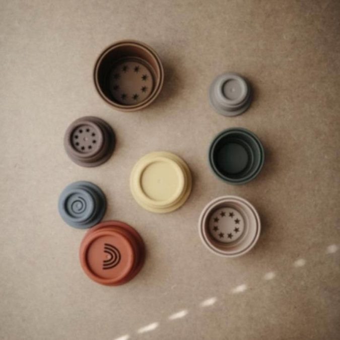 Mushie | Stacking Cup, Retro - Image 4