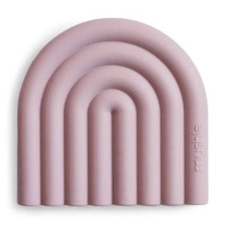 Mushie | Rainbow Teether, Mauve