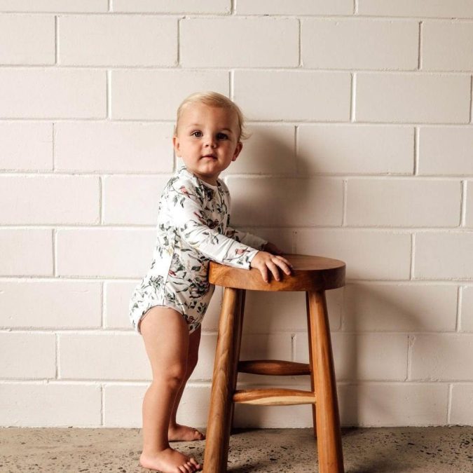 Snuggle Hunny Kids | Long Sleeve Bodysuit, Eucalypt - Image 4