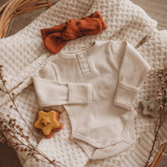 Snuggle Hunny Kids | Long Sleeve Bodysuit, Halo - Image 9