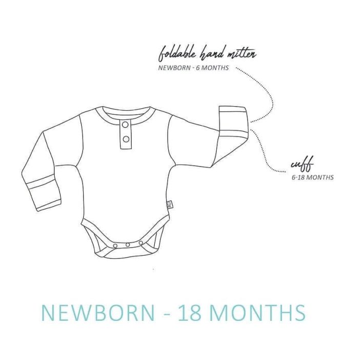 Snuggle Hunny Kids | Long Sleeve Bodysuit, Halo - Image 10