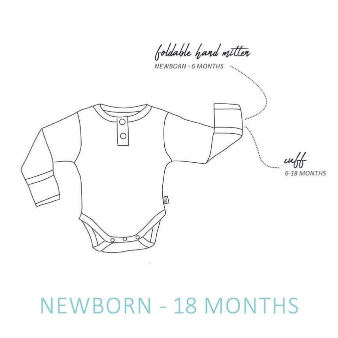 Snuggle Hunny Kids | Long Sleeve Bodysuit, Rose - Image 7