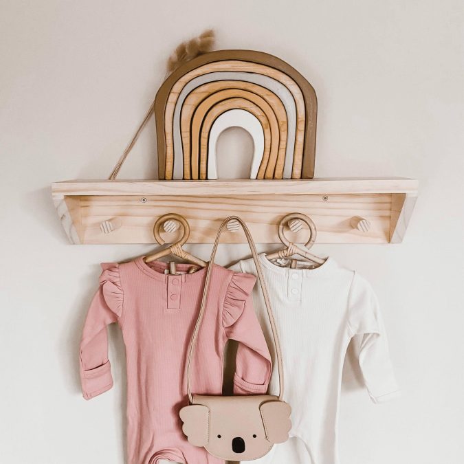 Little Lights Co. | Wooden peg shelf - Image 4