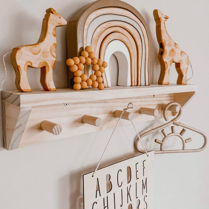 Little Lights Co. | Wooden peg shelf - Image 5