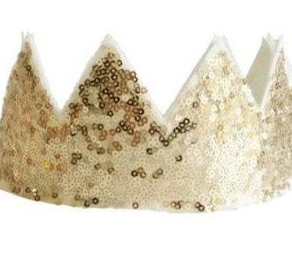 Alimrose | Sequin Crown, Gold