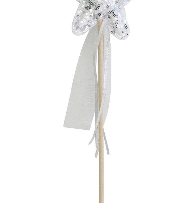 Alimrose | Star Sequin Wand, Silver - Image 2