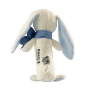 Oscar The Blue Bunny, Soft Organic Toy Stick Rattle  | Maud n Lil