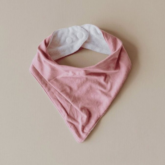 Snuggle Hunny Kids | Dribble Bib, Jewel Pink - Image 2