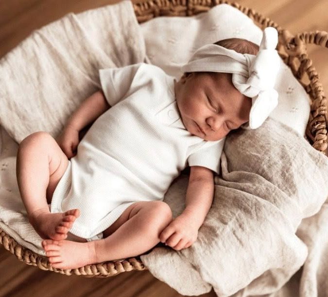 Snuggle Hunny Kids | Short Sleeve Bodysuit, Milk - Image 3
