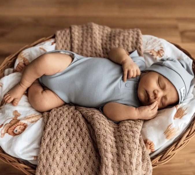 Snuggle Hunny Kids | Short Sleeve Bodysuit, Zen - Image 4