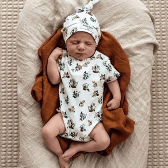 Snuggle Hunny Kids | Short Sleeve Bodysuit, Arizona