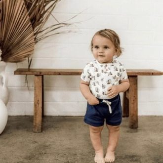 Snuggle Hunny Kids | Short Sleeve Bodysuit, Arizona