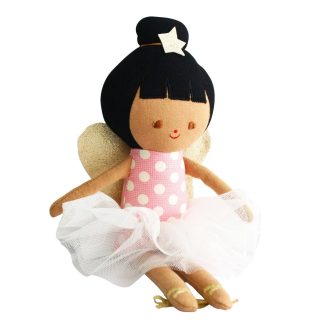 Alimrose | Baby Ballerina Fairy Doll, Pink Spot