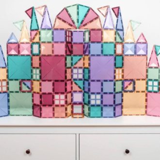 Connetix Magnetic Tiles | 120 Piece Pastel Creative Pack