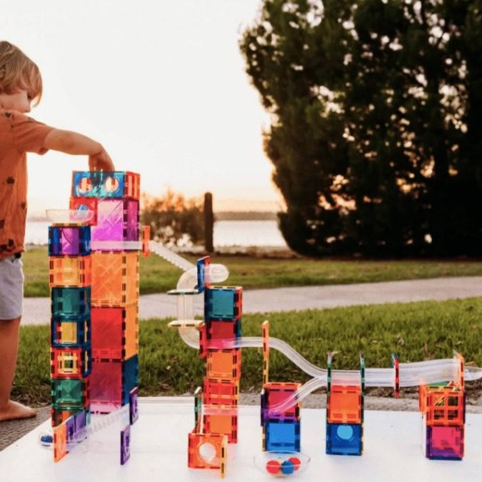 Connetix Magnetic Tiles | 92 Piece Ball Run Pack - Image 10