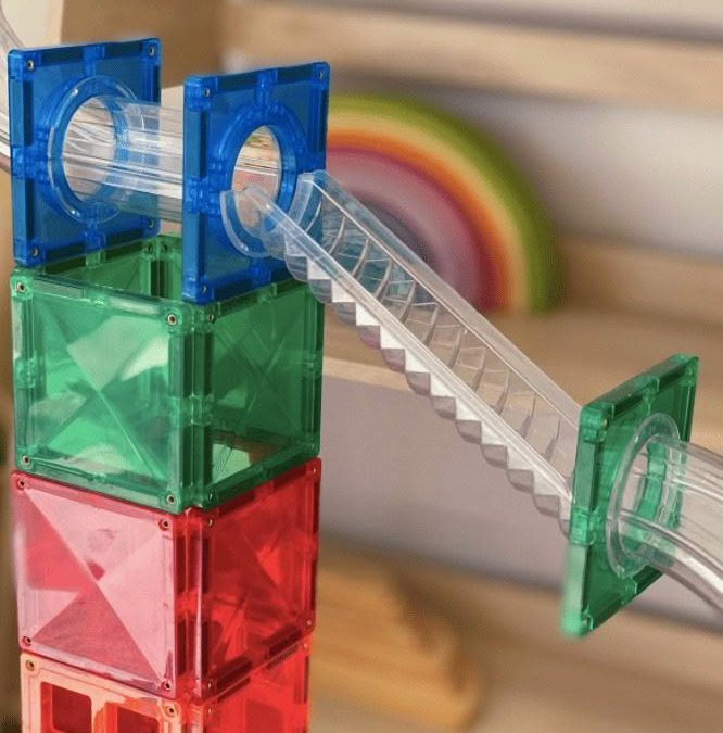 Connetix Magnetic Tiles | 92 Piece Ball Run Pack - Image 5