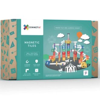 Connetix Magnetic Tiles | 92 Piece Ball Run Pack