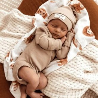 Snuggle Hunny Kids | Long Sleeve Bodysuit, Pebble