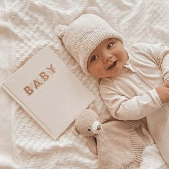 Fox & Fallow | Mini Baby Book, Oatmeal