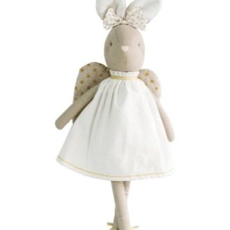 Alimrose | Abby Angel Bunny Doll, Ivory