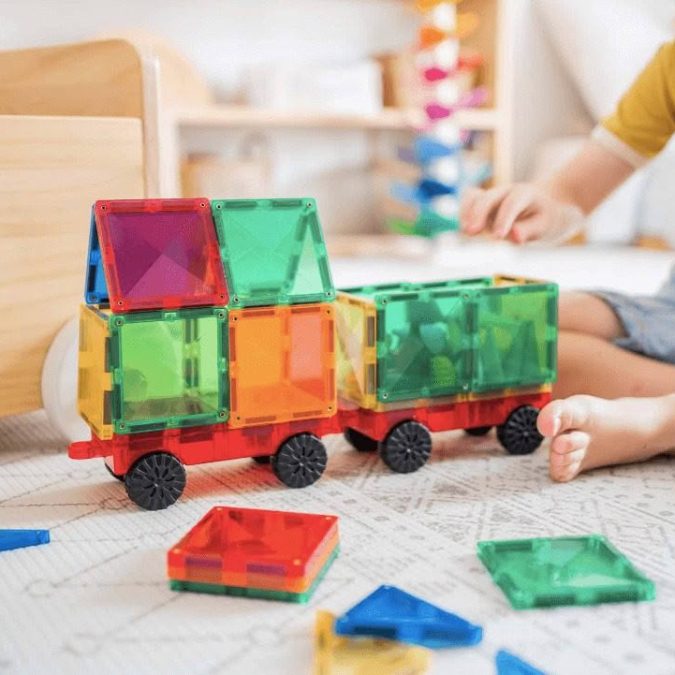 Connetix Magnetic Tiles | 24 Piece Rainbow Motion Pack - Image 11