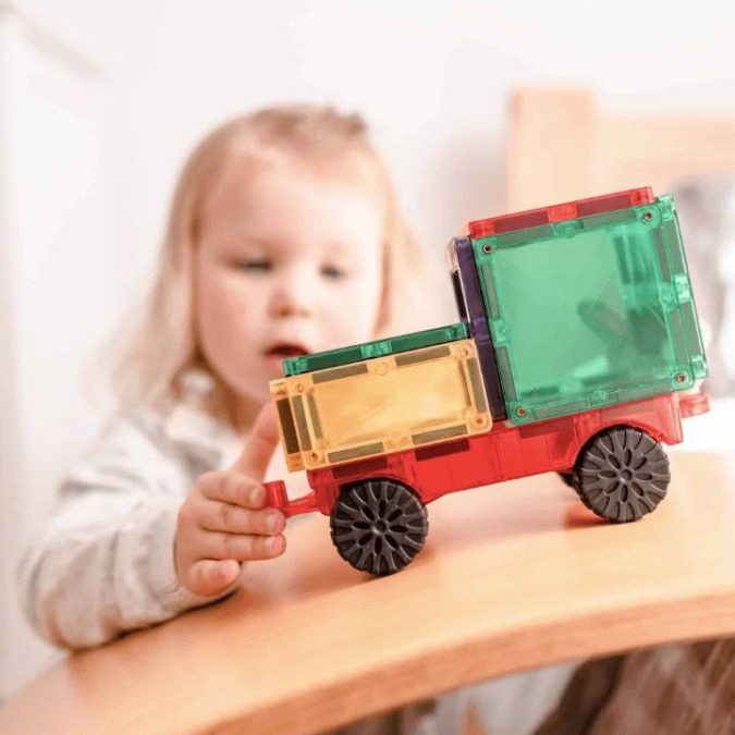 Connetix Magnetic Tiles | 24 Piece Rainbow Motion Pack - Image 9
