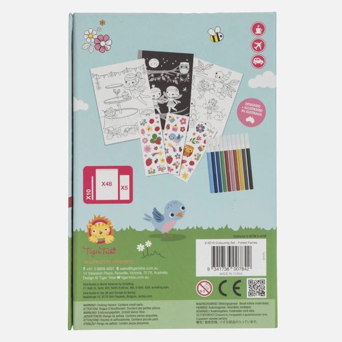 Tiger Tribe | Colouring Set, Forest Fairies - Image 4