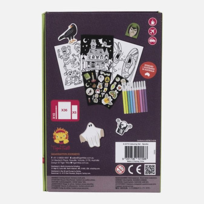 Tiger Tribe | Colouring Set, Spooky - Image 4