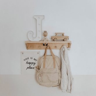 Little Lights Co. | Wooden peg shelf