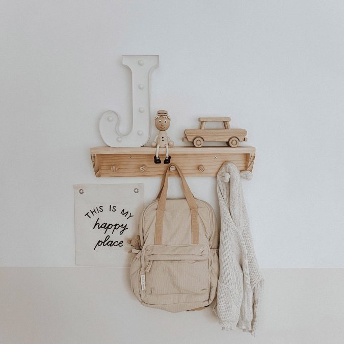 Little Lights Co. | Wooden peg shelf