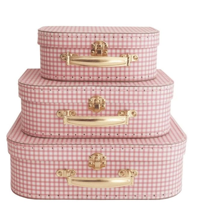 Alimrose | Carry Case Set (3pcs), Gingham - Image 3