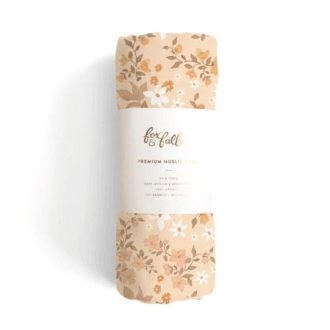 Fox & Fallow | Organic Muslin Wrap Swaddle, Sweet Pea