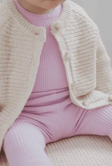 Ziggy Lou | Ribbed Bodysuit, Lilac - Image 4